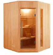 Kachel Sauna Zen 3/4 - 150x145x200 cm
